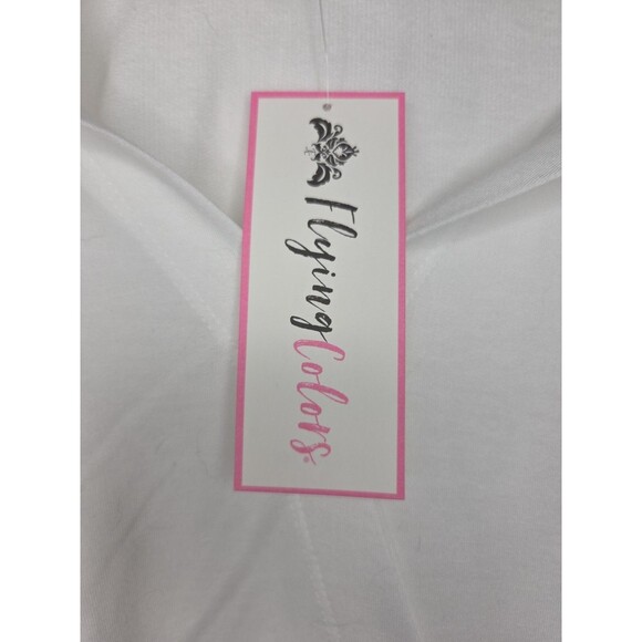 Indiana University Women White Hoodie Pullover Criss Cross Neckline Pockets Sz L - Picture 4 of 12